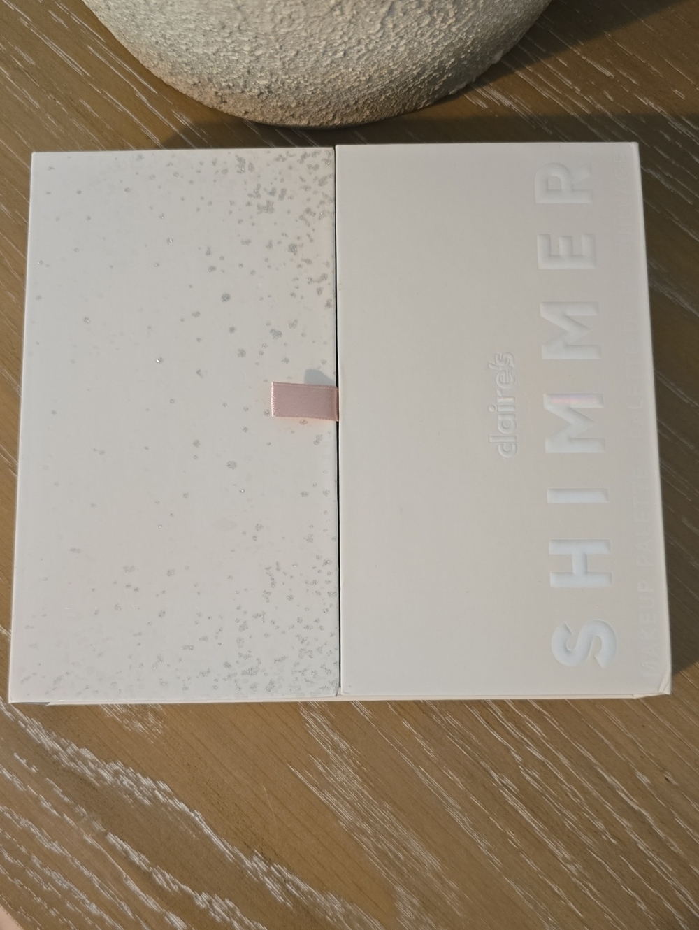 Claire's Shimmer Makeup Palette Palette - White Nwt